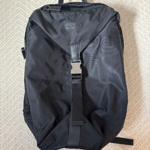 Prada Re-Nylon and Saffiano Leather Backpack